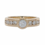 Christ Ring Gr.52 Gelbgold 585 / 14K mit ca. 0,75ct Diamanten - Bild 2 Vorschau