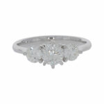 Ring mit 0,96 ct Diamanten | Gr. 49 | 750/- Weißgold - Bild 2 Vorschau