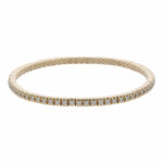 Riviérearmband 17cm Gelbgold 585 / 14K mit 1ct Diamanten Vorschau