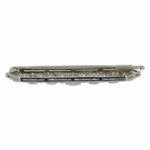 Art Deco Diamant Brosche Weißgold 585/14K. ca. 1,10ct. - Bild 2 Vorschau