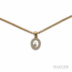 Chopard Happy Diamond Kette m. Anhänger Gelbgold 750/18K. ca. 0,25ct. Vorschau