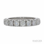 Memoire Ring Gr.59 Weißgold 750 / 18K mit 3,5ct Diamanten - Bild 2 Vorschau
