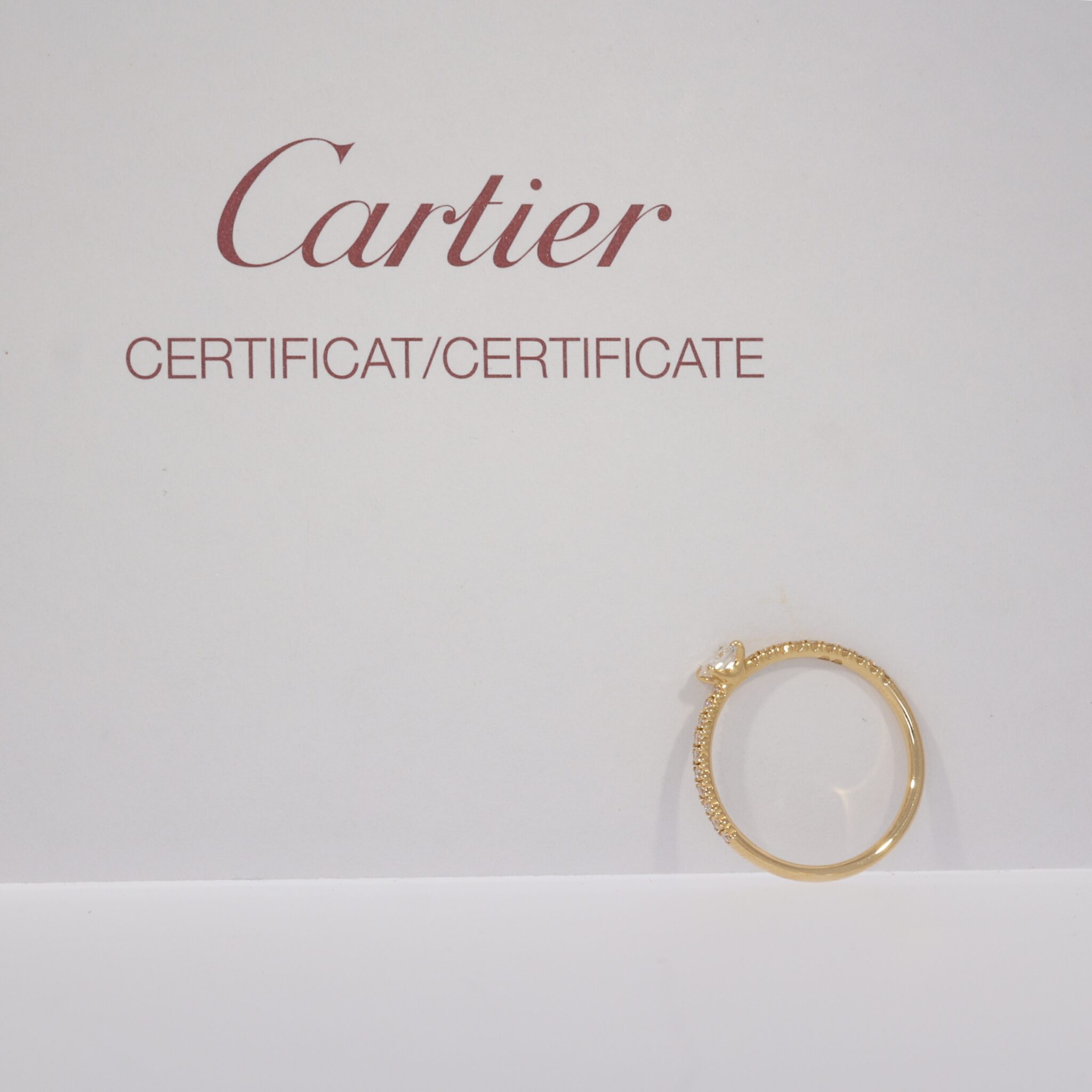 Etincelle de Cartier Ring 18K / 750 RG mit 0,16 ct Diamanten - Bild 5