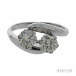Diamant Ring Weißgold 750 / 18Kt. ca. 1,40 ct. - Bild 2 Vorschau