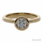 Diamant Ring Gelbgold 750 / 18Kt. ca. 0,70ct. mit GIA Zertifikat - Bild 2 Vorschau