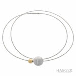 Niessing Schnur mit Diamant Kugel Platin 950 ca. 0,20 ct. Vorschau