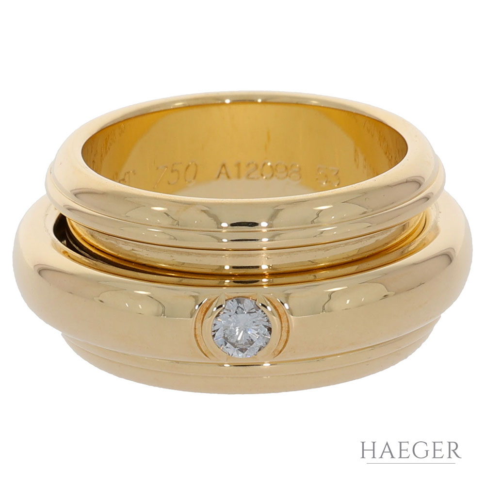 Piaget Possession Diamant Ring Gelbgold 750 / 18 Kt. GR. 54 - Bild 2
