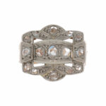 Diamanrosen Ring Roségold 750/18K. Gr 54 - Bild 2 Vorschau