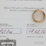 Cartier Trinity Ring Tricolorgold 750 / 18 Kt. Gr 56 - Bild 3 Vorschau