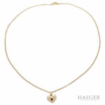 Wempe Herzkette 42cm Gelbgold 750 / 18K - Bild 2 Vorschau