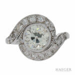 Diamant Ring Platin 950er ca. 2 Carat Gr. 51 - Bild 3 Vorschau