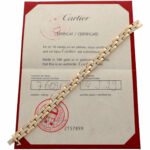 Cartier Panthère Diamant Armband 18cm Gelbgold 750 / 18K mit Zertifikat - Bild 2 Vorschau