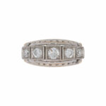 Damen Diamant Ring Gelb- & Weißgold 585/14K. Gr. 57 - Bild 3 Vorschau