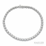 Tennisarmband 17,5cm Weißgold 750 / 18K mit 9ct Diamanten Vorschau