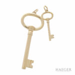 Tiffany & Co. Kette mit Schlüsselanhänger 75cm Gelbgold 750 / 18K - Bild 3 Vorschau
