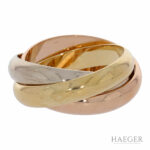 Cartier Trinity Ring Großes Modell Gr.57 Mehrfarbiges Gold 750 / 18K - Bild 2 Vorschau