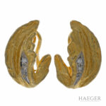 Ohrclips Gelbgold 585 / 14K mit 0,1ct Diamanten Vorschau