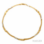 Lapponia Collier 40cm Gelb,- Weißgold 585 / 14K - Bild 3 Vorschau