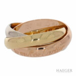 Cartier Trinity Ring Gr.49 Mehrfarbiges Gold 750 / 18K - Bild 3 Vorschau