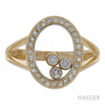 Chopard Happy Diamond Ring Gr.54 Gelbgold 750 / 18K mit 0,3ct Diamanten - Bild 3 Vorschau