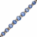 Saphir Diamant Armband Gelbgold & Silber Vorschau