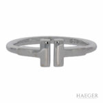 Tiffany & Co. T Wire Ring Gr.49 Weißgold 750 / 18K - Bild 3 Vorschau