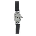 Chopard Art Deco 18k White Gold Diamond watch very rare Top Condition Vorschau