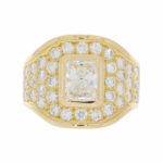 Diamant Ring Gelbgold 750/18K. ca. 2,36ct. Gr. 50 - Bild 2 Vorschau