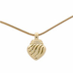 Kette mit Herzanhänger Gelbgold 750 / 18K mit 0,5ct Diamanten - Bild 2 Vorschau