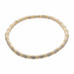 Bulgari Collier Gelb & Weißgold 750/18K. ca. 40cm - Bild 2 Vorschau