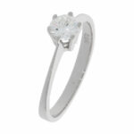 Diamant Solitär Ring Weißgold 585/14K. ca. 0,45ct. Vorschau