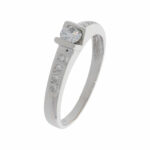 Diamant Ring Weißgold 750/18K. ca. 0,36ct. Vorschau
