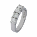 Ring Gr. 55 Weißgold 750 / 18K mit ca. 1ct Diamanten Vorschau