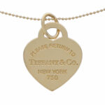 Tiffany & Co Kette m. Herz Anhänger Gelbgold 750/18K. ca. 60,5cm - Bild 3 Vorschau