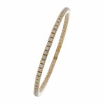 Riviérearmband 17cm Gelbgold 585 / 14K mit 1ct Diamanten - Bild 2 Vorschau