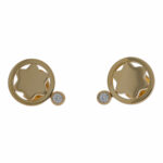 Mont Blanc Ohrstecker Gelbgold 750 / 18K - Bild 3 Vorschau