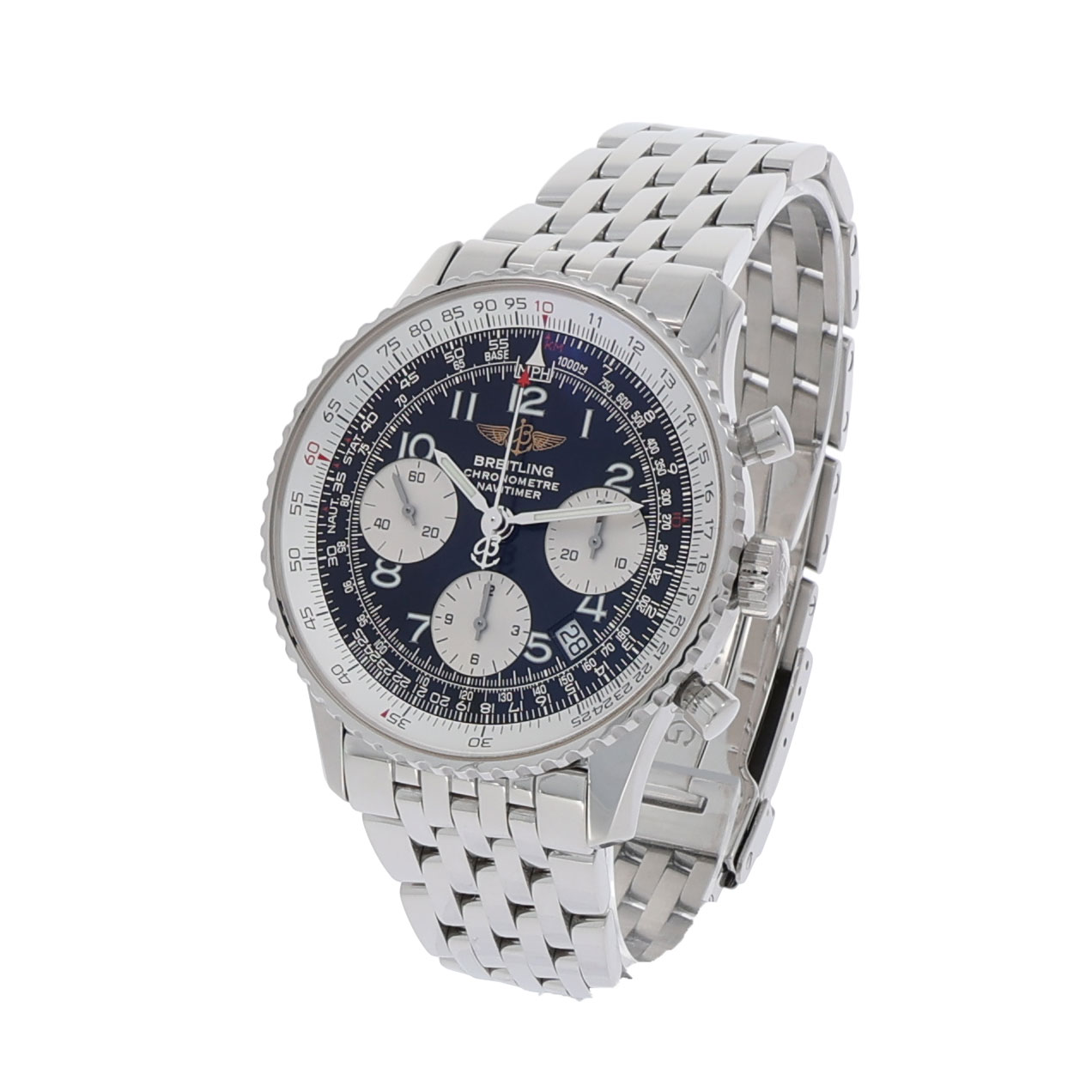 Breitling Navitimer Ref A 23322 Steel Black Dial Full Set 2007 Top Condition - Bild 2
