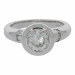 Diamant Solitär Ring Weißgold 750/18K. ca. 1,00ct. - Bild 2 Vorschau