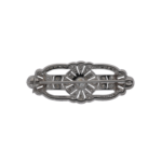 Art Deco Brosche Weißgold 750 / 18K Diamantbesetzt - Bild 2 Vorschau