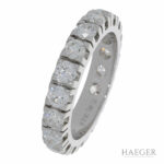 Memoire Ring Gr.59 Weißgold 750 / 18K mit 3,5ct Diamanten Vorschau