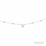 0,7ct Emerald Diamant Collier 49cm Platin 950 - Bild 2 Vorschau