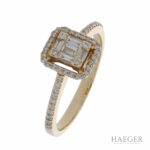 Diamant Ring Gelbgold 585/14k. ca. 0,28ct. GR 48 - Bild 2 Vorschau