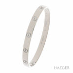 Cartier Love Armreif Weißgold 750/18k GR 19 m. Box u. Pap. Vorschau