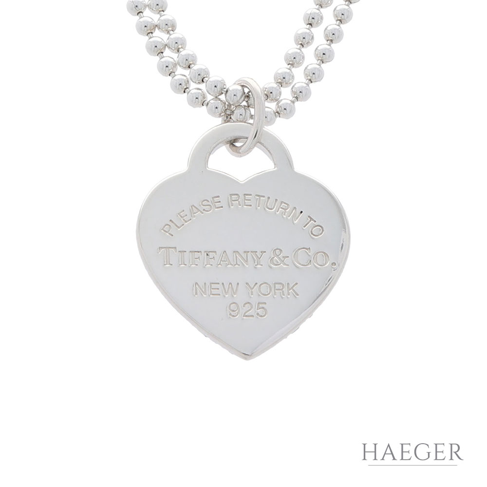 Tiffany & Co Kette m. Herzanhänger 925er Sterlingsilber - Bild 2