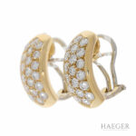 Ohrringe Gelbgold 750 / 18K mit 2ct Diamanten - Bild 2 Vorschau