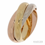 Cartier Trinity Ring Großes Modell Gr.57 Mehrfarbiges Gold 750 / 18K Vorschau