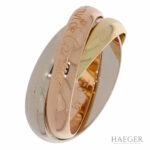 Cartier Trinity Ring Gr.49 Mehrfarbiges Gold 750 / 18K - Bild 2 Vorschau