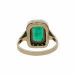 Smaragd Diamant Ring Gelbgold 750/18k Gr. 56 - Bild 2 Vorschau