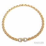 Cartier Maillon de Panthére Diamant Collier Gelbgold 750 / 18 Kt. ca. 2,15 ct. Vorschau
