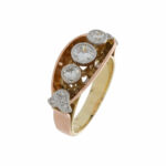 Diamant Ring Gelb- & Roségold 585/14K. Gr. 57 Vorschau